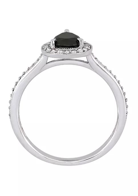 Cheapest ๐ 1.2 ct. t.w. Black and White Diamond Teardrop Halo Engagement Ring in 10K White Gold by Belk & Co. ๐งจ 3 Cheapest ๐ 1.2 ct. t.w. Black and White Diamond Teardrop Halo Engagement Ring in 10K White Gold by Belk & Co. ๐งจ - Image 3