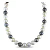 Discount 🤩 11-13MM Multi-Colored South Sea and Tahitian Pearl 18" Strand Necklace with 14k Yellow Gold Clasp by Belk & Co. ⌛