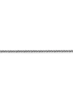 Wholesale ❤️ 14K White Gold 1 Millimeter Adjustable Quadra Wheat Chain by Belk & Co. 😀 -DealsBelk & Co. Store Belk 37926