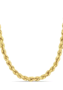 Promo 😉 5 Millimeter Rope Chain Necklace in 14K Yellow Gold by Belk & Co. 😍 -DealsBelk & Co. Store Belk 3796