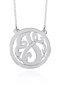 Top 10 🔔 Sterling Silver Circle Monogram Necklace by Belk & Co. 🎉 -DealsBelk & Co. Store Belk 38