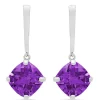 Buy 🧨 3.8 ct. t.w. Amethyst Drop Earrings by Belk & Co. 🤩