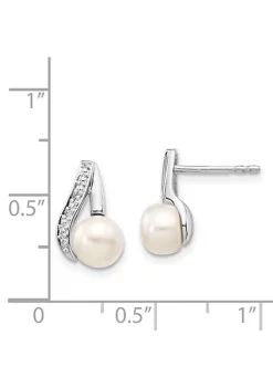 Best deal ๐ 0.02 ct. t.w. Diamond and Rhodium 6-7mm Button Freshwater Cultured Pearl Post Earrings in 14K Yellow Gold by Belk & Co. ๐ 8 Best deal ๐ 0.02 ct. t.w. Diamond and Rhodium 6-7mm Button Freshwater Cultured Pearl Post Earrings in 14K Yellow Gold by Belk & Co. ๐ -DealsBelk & Co. Store Belk 38024