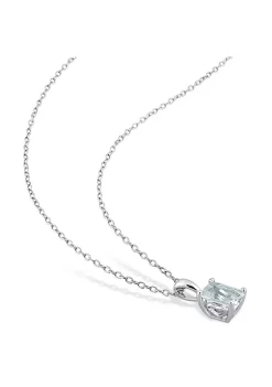 Top 10 ❤️ 2-Piece Set of 2.85 ct. t.g.w. Aquamarine Earrings and Pendant with Chain in Sterling Silver by Belk & Co. 🌟 -DealsBelk & Co. Store Belk 38037
