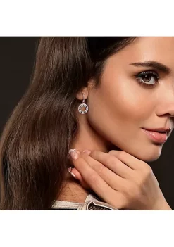 Best Pirce 🥰 2 ct. t.g.w. Sky Blue, London Blue and White Topaz Open Circle Drop Earrings in Sterling Silver by Belk & Co. 🤩 -DealsBelk & Co. Store Belk 38054