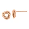 Best reviews of 😀 14K Rose Gold Polished Love Knot Post Earrings by Belk & Co. ✨