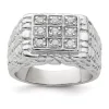 Discount 🔔 Men's Sterling Silver Cubic Zirconia Ring by Belk & Co. 🔔