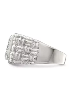 Discount 🔔 Men's Sterling Silver Cubic Zirconia Ring by Belk & Co. 🔔 -DealsBelk & Co. Store Belk 38083