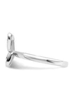 Cheapest ✔️ Sterling Silver Stackable Expressions Pink Enamel Butterfly Ring by Belk & Co. 👏 -DealsBelk & Co. Store Belk 38116