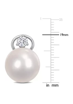 New ๐ 13-14mm South Sea Cultured Pearl and 5/8 CT TDW Diamond Omega Back Earrings in 14k White Gold by Belk & Co. โ๏ธ 6 New ๐ 13-14mm South Sea Cultured Pearl and 5/8 CT TDW Diamond Omega Back Earrings in 14k White Gold by Belk & Co. โ๏ธ -DealsBelk & Co. Store Belk 38149