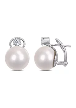 New ๐ 13-14mm South Sea Cultured Pearl and 5/8 CT TDW Diamond Omega Back Earrings in 14k White Gold by Belk & Co. โ๏ธ 7 New ๐ 13-14mm South Sea Cultured Pearl and 5/8 CT TDW Diamond Omega Back Earrings in 14k White Gold by Belk & Co. โ๏ธ -DealsBelk & Co. Store Belk 38150