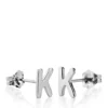 Best reviews of 👏 Sterling Silver K Initial Earrings by Belk & Co. 🤩