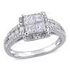 Best Pirce ⌛ 1 ct. t.w. Diamond Princess-Cut Square Engagement Ring in 10k White Gold by Belk & Co. 🧨