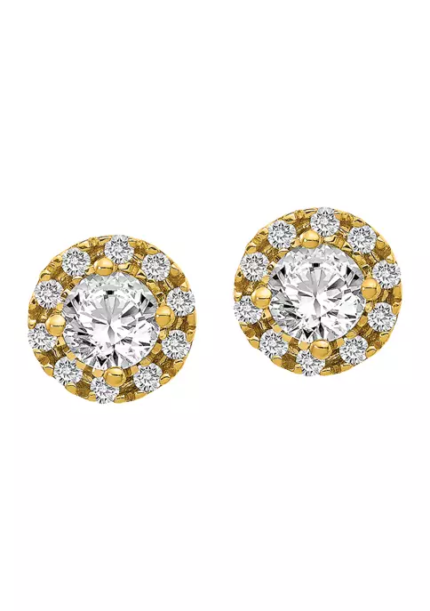 Hot Sale ๐ฅฐ 1.04 ct. t.w. Lab Grown Diamond Earrings in 14K Yellow Gold by Belk & Co. ๐ 2 Hot Sale ๐ฅฐ 1.04 ct. t.w. Lab Grown Diamond Earrings in 14K Yellow Gold by Belk & Co. ๐ - Image 2