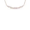Best Sale 👍 1/2 ct. t.w. Diamond Graduated Necklace in 14k Rose Gold by Belk & Co. 👍