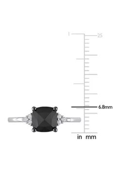 Best reviews of 👏 1.3 ct. t.w. Black and White Diamond Cushion Engagement Ring in 14k White Gold by Belk & Co. 🌟 -DealsBelk & Co. Store Belk 38191