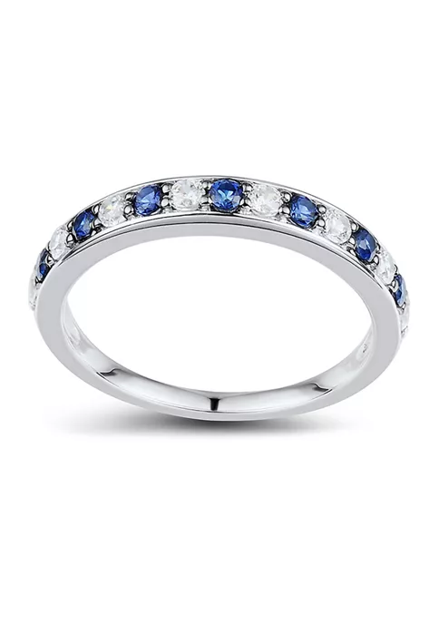 Top 10 โ 1/4 ct. t.w. Diamond and Sapphire Wedding Ring in 10K White Gold by Belk & Co. ๐ 1 Top 10 โ 1/4 ct. t.w. Diamond and Sapphire Wedding Ring in 10K White Gold by Belk & Co. ๐