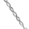 Promo 🔥 1/4 ct. t.w. Diamond Bracelet in Rhodium Plated Sterling Silver by Belk & Co. 🧨