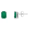 Best deal 🎁 14K Gold 6x4 Emerald Cut Emerald Earrings by Belk & Co. 🎉
