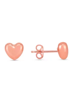 Budget 😀 14KP HEART POST EARRING by Belk & Co. 🤩 -DealsBelk & Co. Store Belk 38371