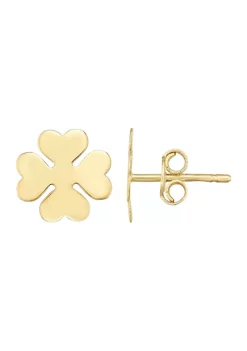 Flash Sale 🧨 14KY CLOVER EARRING by Belk & Co. 🔔 -DealsBelk & Co. Store Belk 38381