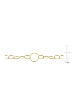 Cheap 🌟 18k Yellow Gold Plated Sterling Silver 14mm Fancy Oval Link Chain Necklace by Belk & Co. 🛒 -DealsBelk & Co. Store Belk 38414