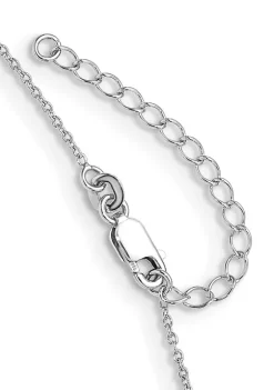 Brand new 🔥 7/8 ct. t.w. Swiss Blue Topaz, Amethyst, Garnet and White Topaz Pendant with 18-Inch Cable Chain in Rhodium-Plated Sterling Silver by Belk & Co. 🧨 -DealsBelk & Co. Store Belk 38420