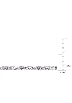 Discount 🧨 3.7MM Singapore Necklace in Sterling Silver, 18" by Belk & Co. 🔥 -DealsBelk & Co. Store Belk 38429