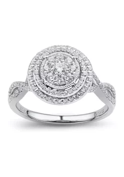 Best Pirce 🎁 1/2 ct. t.w. Diamond Ring in 10K White Gold by Belk & Co. ⭐ -DealsBelk & Co. Store Belk 38513