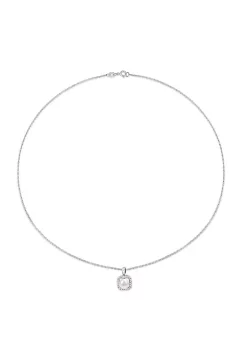 Promo 💯 2-Piece Set of 6-7.5MM Freshwater Cultured Pearl and 3/5 ct. t.g.w. Created White Sapphire Earrings and Pendant with Chain in 10K White Gold by Belk & Co. 🔔 -DealsBelk & Co. Store Belk 38540