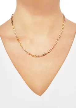 Best Sale 🌟 18 Inch Paper Clip Chain Necklace in 10K Yellow Gold by Belk & Co. 🤩 -DealsBelk & Co. Store Belk 3859