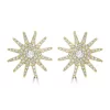 Coupon ❤️ 3/8 ct. t.w. Diamond Starburst Stud Earrings in 14K Yellow Gold by Belk & Co. 🥰