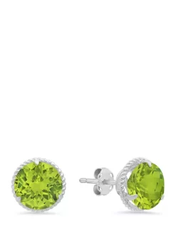 Coupon 🛒 3.8 ct. t.w. Peridot Stud Earrings by Belk & Co. 🎁 -DealsBelk & Co. Store Belk 38624