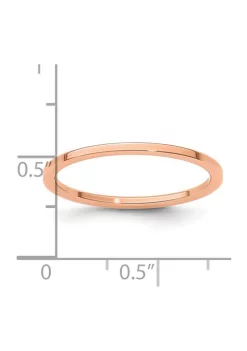 Deals 🛒 10K Gold 1.2mm Flat Stackable Band by Belk & Co. 😍 -DealsBelk & Co. Store Belk 38698