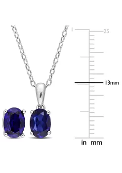 Best reviews of 👏 Lab Created 2-Piece Set of 3.80 ct. t.g.w. Created Blue Sapphire Solitaire Earrings and Pendant with Chain in Sterling Silver by Belk & Co. 💯 7 Best reviews of 👏 Lab Created 2-Piece Set of 3.80 ct. t.g.w. Created Blue Sapphire Solitaire Earrings and Pendant with Chain in Sterling Silver by Belk & Co. 💯 -DealsBelk & Co. Store Belk 38733