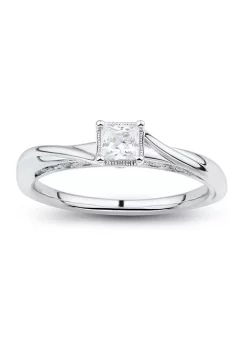 Coupon 🌟 1/2 ct. t.w. Diamond Ring in 14K White Gold by Belk & Co. 🌟