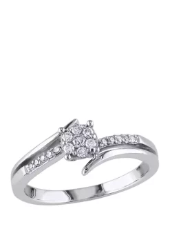 Cheap ⭐ 1/5 ct. t.w. Diamond Split Shank Engagement Ring by Belk & Co. 🎁 -DealsBelk & Co. Store Belk 38867