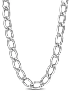 Brand new ๐ Sterling Silver Hollow Link Chain Necklace by Belk & Co. โ๏ธ