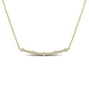 Best deal ❤️ 1/3 ct. t.w. Diamond Bar Necklace in 10K Yellow Gold by Belk & Co. 🔥