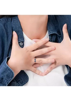 Flash Sale ⌛ London Blue Topaz and Diamond Accent Ring in 10k White Gold by Belk & Co. 😍 -DealsBelk & Co. Store Belk 38915