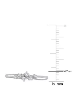 Best Pirce ✔️ 1/10 CT TW Diamond Studded Promise Ring in Sterling Silver by Belk & Co. ❤️ -DealsBelk & Co. Store Belk 39004