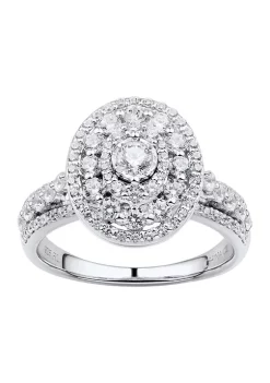 Outlet 🥰 1 ct. t.w. Diamond Ring in 10K White Gold by Belk & Co. 😀