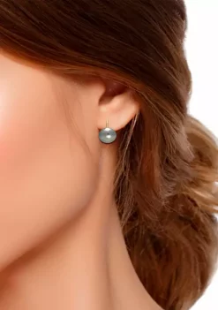 Best Pirce 😍 11MM Tahaitian Pearl Earrings, 14K Gold by Belk & Co. ⭐ -DealsBelk & Co. Store Belk 39221