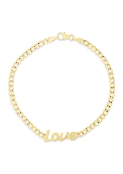Deals ⌛ 14KY 'LOVE'' BRACELET by Belk & Co. 😍 -DealsBelk & Co. Store Belk 39231