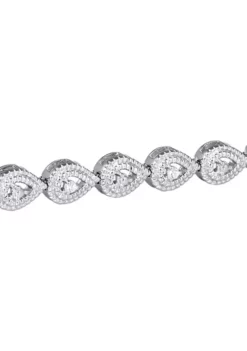 Cheapest 🔥 1/10 ct. t.w. Diamond Bracelet in Sterling Silver by Belk & Co. ⭐ -DealsBelk & Co. Store Belk 3925