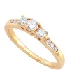 Discount ❤️ 1/10 ct. t.w. Diamond Ring in 14K Yellow Gold by Belk & Co. 🛒