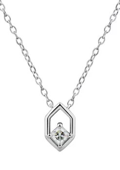Best deal ⌛ 1/5 ct. t.w. Diamond Necklace in 14K White Gold by Belk & Co. 🔔