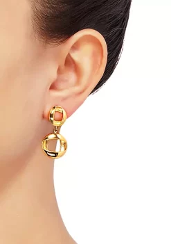 Promo 😍 Double Circle Drop Earrings by Belk & Co. 🔔 -DealsBelk & Co. Store Belk 39279
