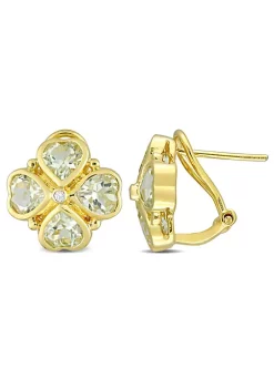 Best deal ๐งจ 3.22 ct. t.g.w. Green Quartz Floral Earrings in Yellow Plated Sterling Silver by Belk & Co. ๐ฏ 9 Best deal ๐งจ 3.22 ct. t.g.w. Green Quartz Floral Earrings in Yellow Plated Sterling Silver by Belk & Co. ๐ฏ -DealsBelk & Co. Store Belk 39285