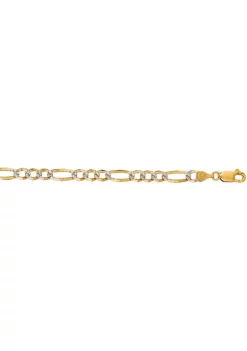 Hot Sale 🛒 14KY PAVE FIGARO CHAIN by Belk & Co. ⌛ -DealsBelk & Co. Store Belk 39386